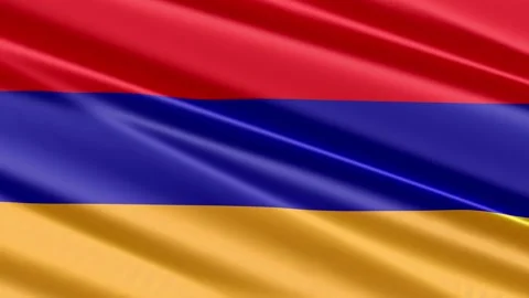 Flag of Armenia Video stock 327825207