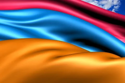 Flag of armenia Stock-Illustration