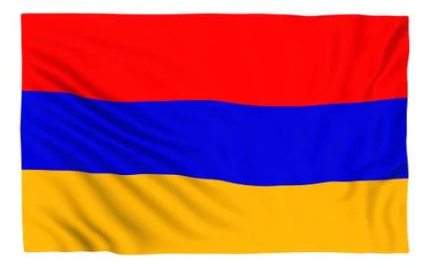 Flag of Armenia Illustrazione stock