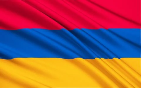 Flag of Armenia Stock Illustration