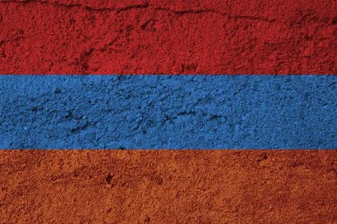 Flag of Armenia Stock Illustration