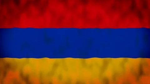 Flag of Armenia Stock Illustration