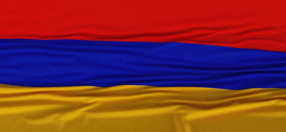 Flag of Armenia Stock Illustration