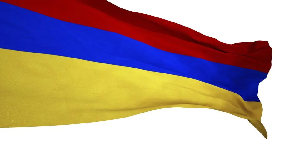 Flag of Armenia Illustrazione stock