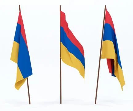 Flag of Armenia Stock Photos