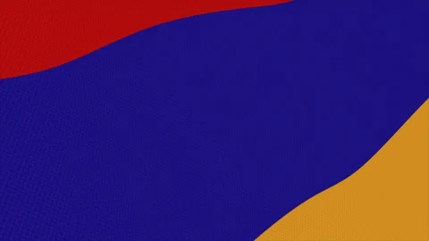 Flag of Armenia waving slowly Stock Footage 344477732