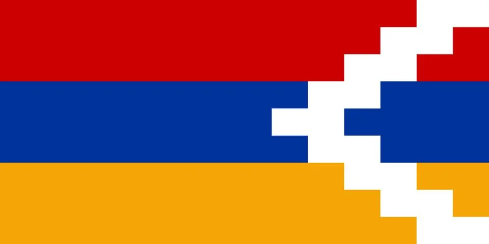 Flag of Artsakh Stock Illustration