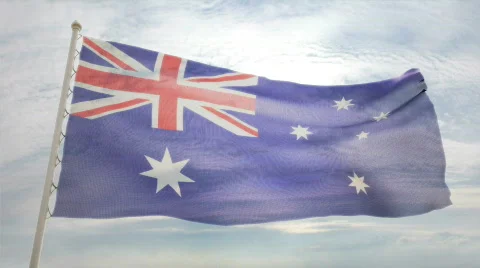 Flag Australia  動画素材 331910