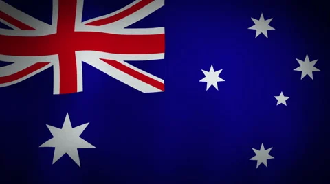 Flag Australia Stock Footage 54425522