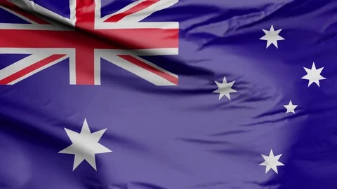 Flag of Australia Stock Footage 116068565