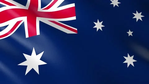 Flag of Australia Stock Footage 150606831