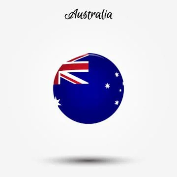 Flag of Australia icon Stock-Illustration