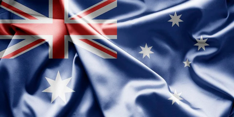 Flag of australia Stock Illustration