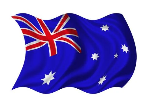 Flag of australia Stock Illustration