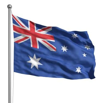 Flag of australia Stock Illustration