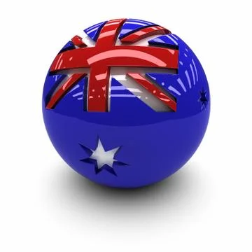 Flag of australia Stock Illustration