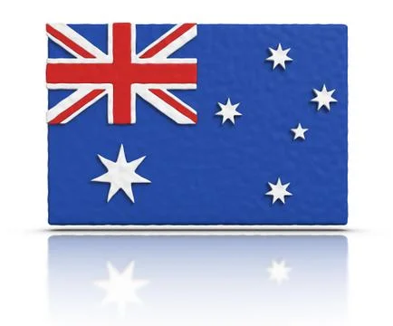 Flag of australia Stock Illustration