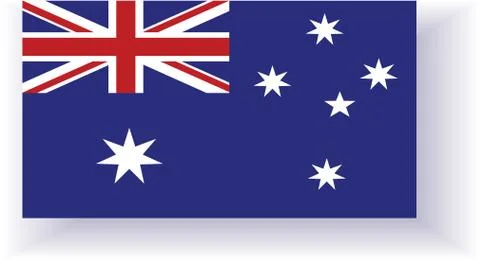 Flag of australia Stock Illustration