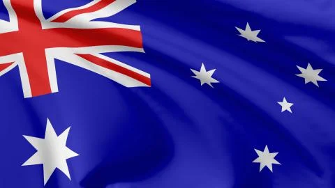 Flag of australia Stock Illustration