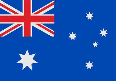 Flag of australia Stock Illustration