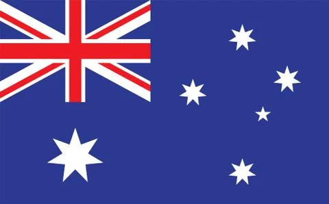 Flag of Australia Stock Illustration