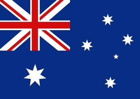 Flag of Australia Stock Illustration