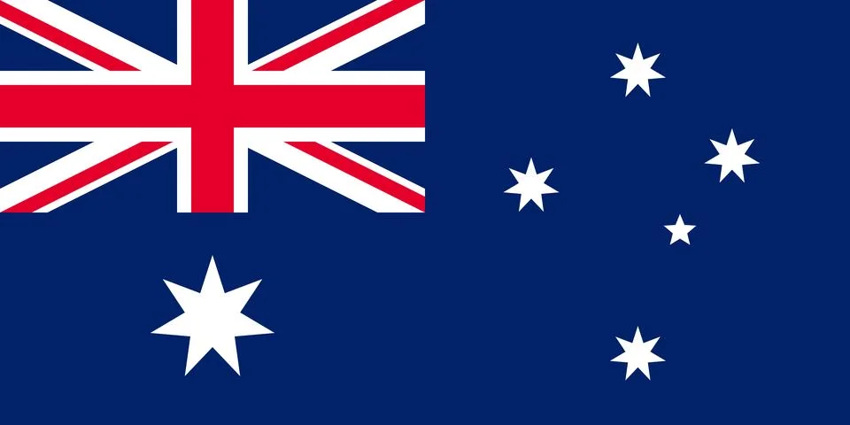 Flag of Australia Stock Illustration