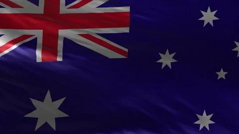 Flag of Australia Loop Stock-Footage 116069008