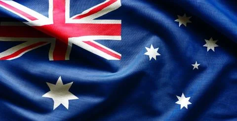 Flag of Australia Foto stock