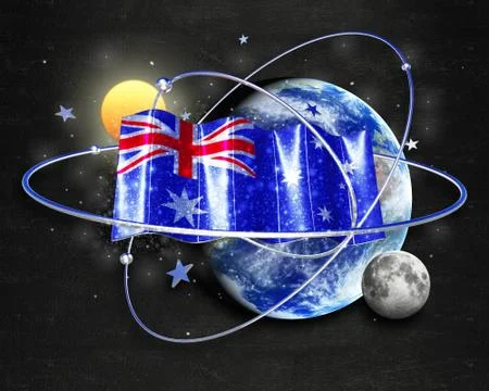 Flag Australia quality designer flag Illustration