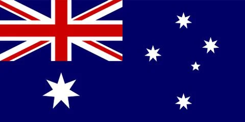Flag of australia vector illustration Stock Illustration