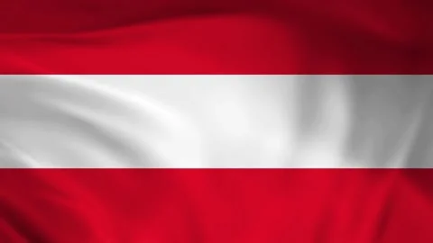 Flag of Austria animation Stock Footage 245552434