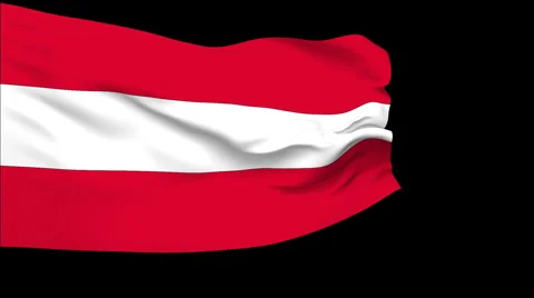 Flag of Austria Stock Footage 1053533