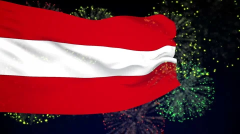Flag of Austria Stock Footage 1053560