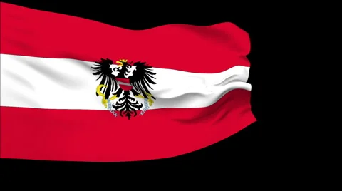 Flag of Austria Video stock 1053589