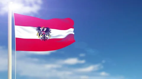 Flag of Austria Video stock 1053609
