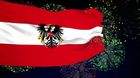 Flag of Austria Video stock 1053615