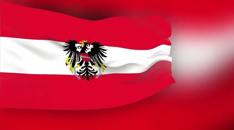 Flag of Austria Video stock 1053637