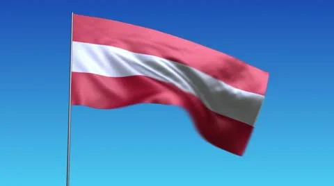 Flag of Austria Stock Footage 10847365