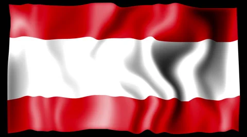Flag of Austria Stock Footage 46471481