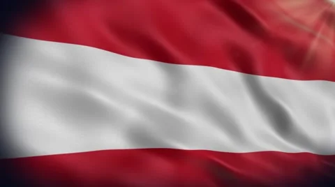 Flag of Austria Stock Footage 49151673