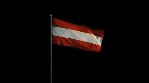 Flag of Austria Stock Footage 102963023