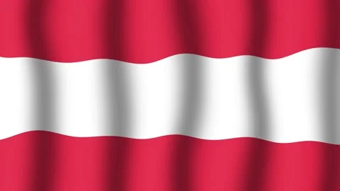 Flag of Austria Stock Footage 175704100