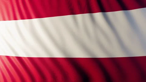 Flag of Austria Stock Footage 288825656