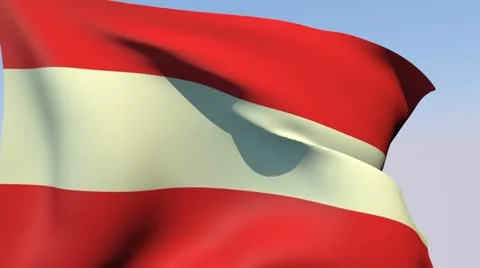 Flag of Austria HD 動画素材 14025817