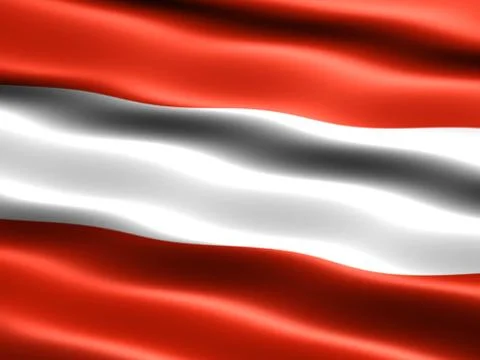 Flag of austria Stock Illustration