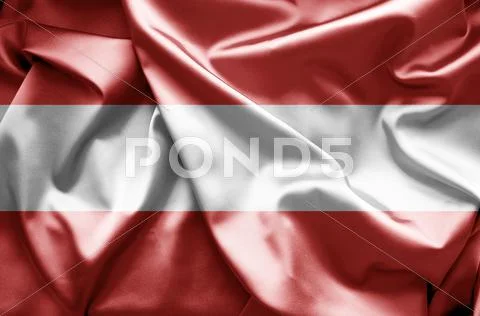 Flag of austria Stock Illustration