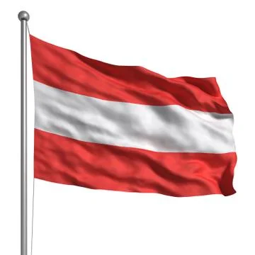 Flag of austria Stock Illustration