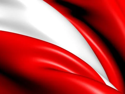 Flag of austria Stock Illustration