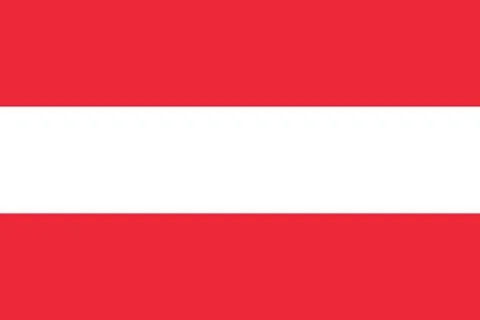 Flag of austria Stock Illustration